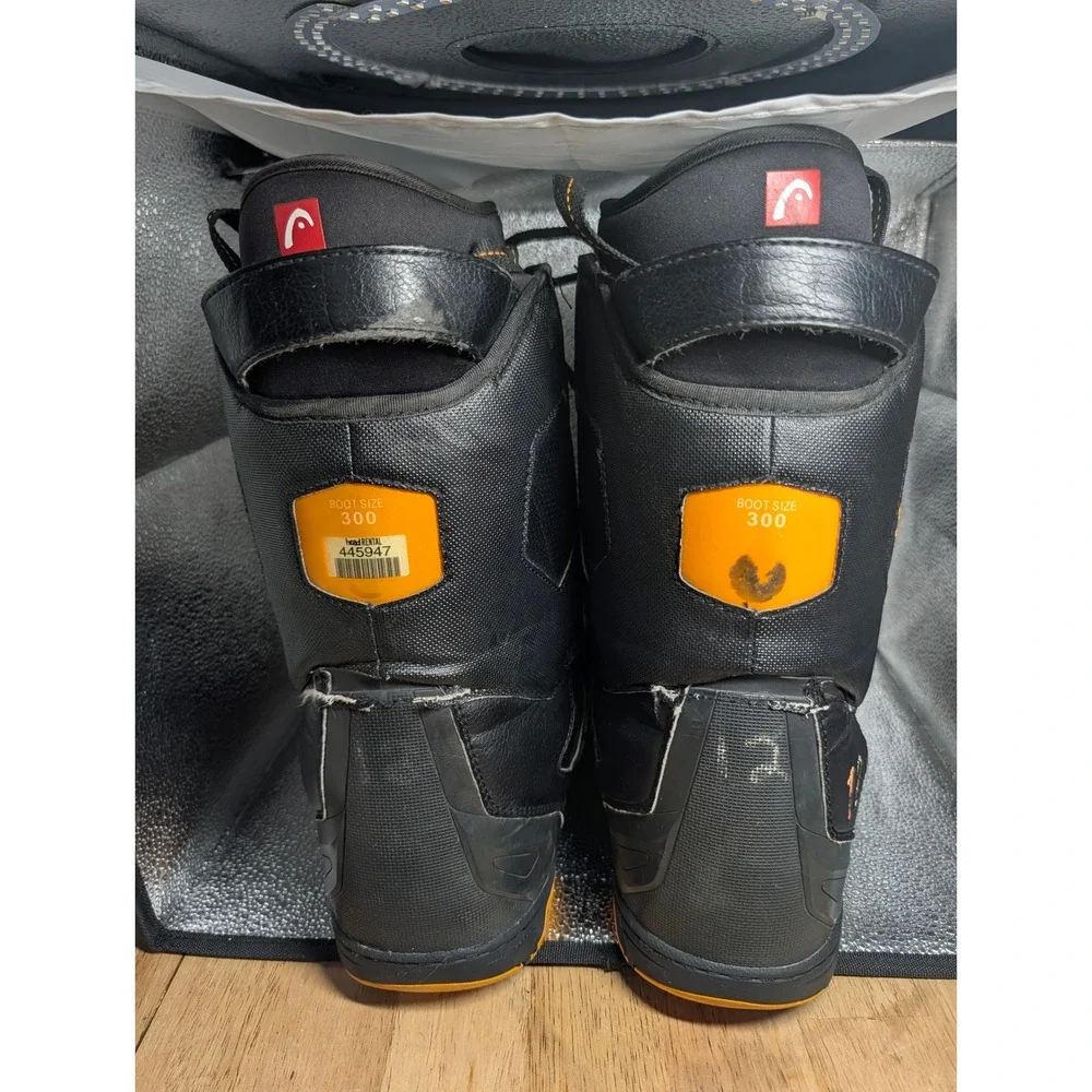 Head 550 RC Snowboard Boots Black Orange Moonwalker R Pro Sole Mens Size 12 300